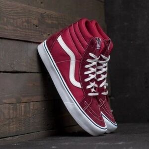Vans SK8 Hi Reissue KI (Throwback)PrtRyle/TbtnRd-Size 7- Light weight